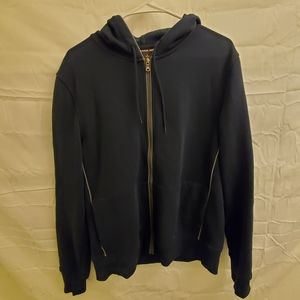 Michael Kors Navy Blue Zip Hoodie